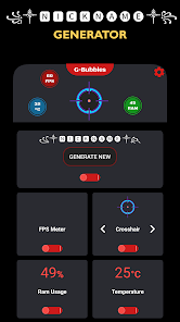 Captura 2 FPS Meter & Nickname Generator android