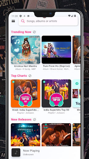 Android application Taal Music Player screenshort