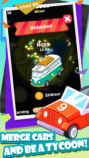 Merge CarIdle Click Car Tycoon