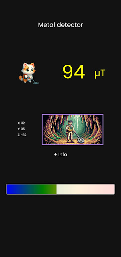 Android application Detector de Metales Magneto screenshort