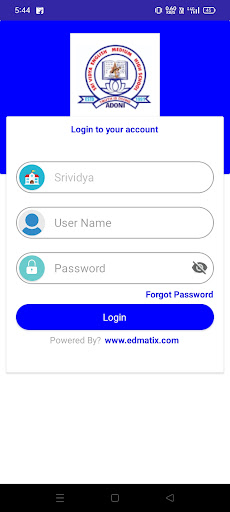Android application SRI VIDYA HIGH SCHOOL screenshort