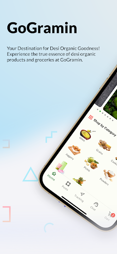 Android application GoGramin - Organic Grocery screenshort