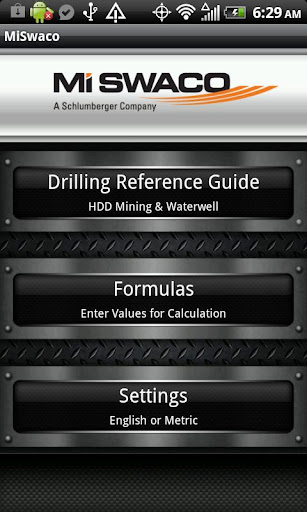 Android application M-I SWACO screenshort