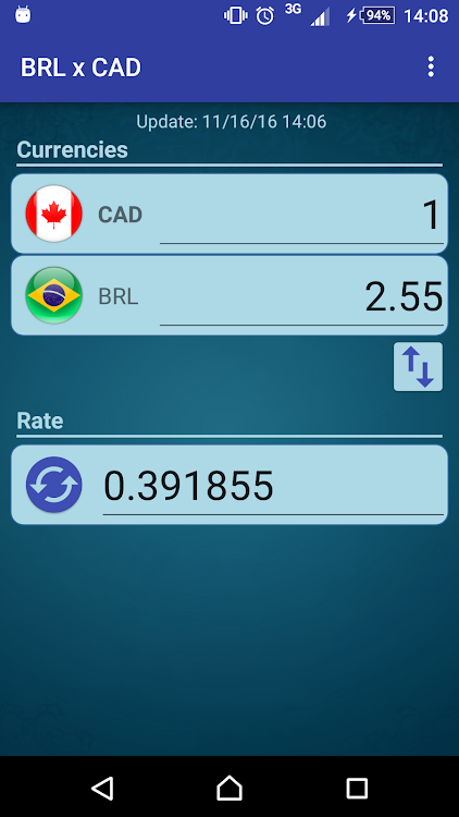Brazilian Real Canadian Dollar - 5.5 - (Android)