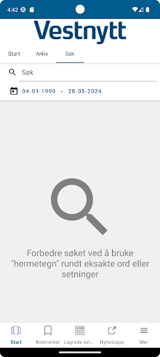 Vestnytt eAvis Screen 2