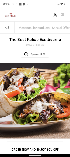 Android application The Best Kebab Eastbourne screenshort
