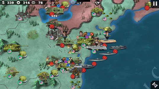 세계정복자4 -제2차 세계 대전 전략 군사 게임