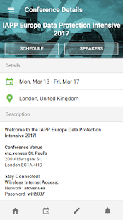 IAPP Events Screenshot