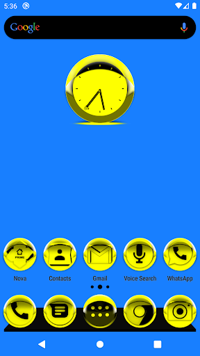 Android application Yellow Icon Pack Style 4 screenshort
