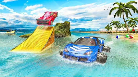 GT Car Race Game -Water Surfer