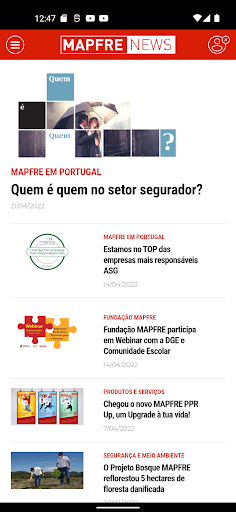 MAPFRE News Screen 3