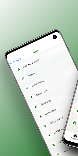 Android application Postřižín screenshort
