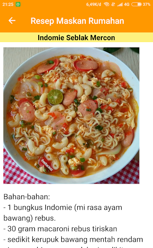 resep masakan rumahan Screen 2
