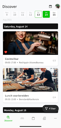 Android application Donejob screenshort