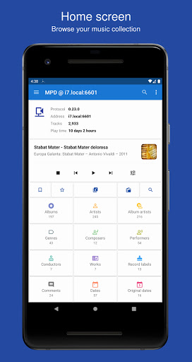 Android application MAFA – MPD client for Android™ screenshort