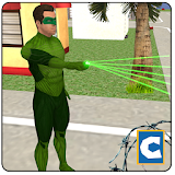 Green Ring Hero Crime Battle icon
