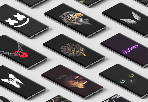 Android application Black Art Wallpaper screenshort