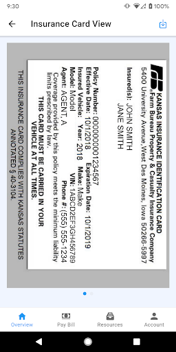 Farm Bureau Financial Services Screen 2