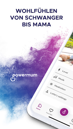 Android application Powermum - fit & relaxed screenshort