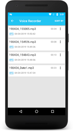 Voice Recorder Screen 3