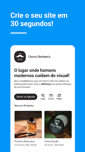 Android application Jupper: Crie um site com IA screenshort
