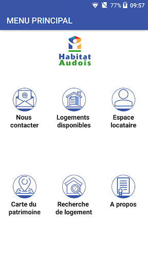 Android application Habitat Audois screenshort