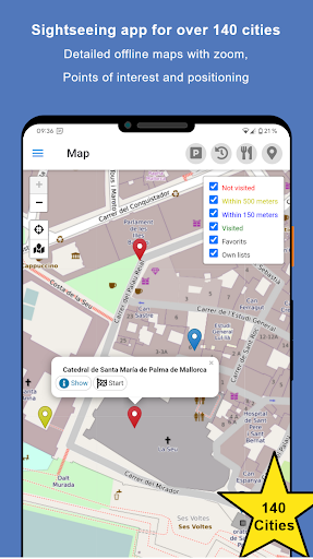 Android application Sightseeing Palma de Mallorca screenshort