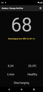 Battery Charge Notifier Unknown