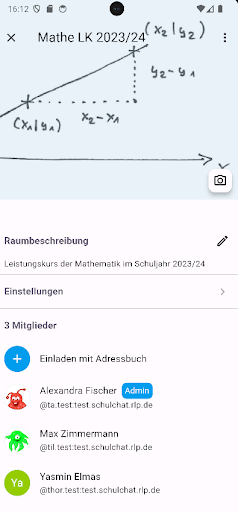 Schulchat RLP Screen 3