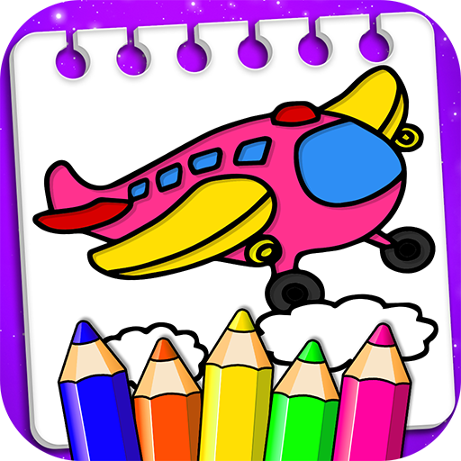 Planes Drawing & Coloring Book  Icon