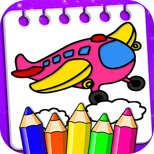 Planes Drawing & Coloring Book logo