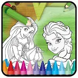 Princess Rapunzel ColoringBook icon