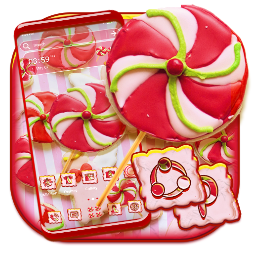Pink Sweet Candy Theme logo