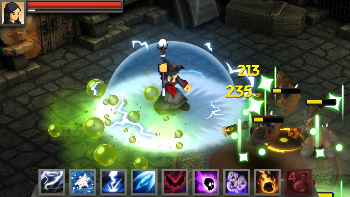 Android application Battleheart Legacy screenshort