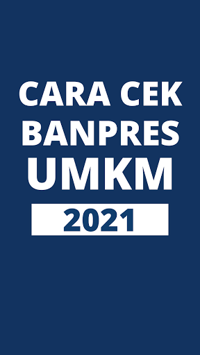 Daftar Banpres Umkm 2021