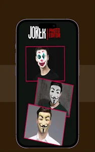 Joker Face Mask Photo Editor