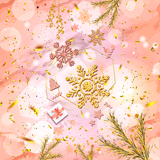 Wallpaper-Rose Gold Winter