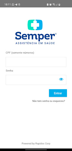 Android application Semper screenshort