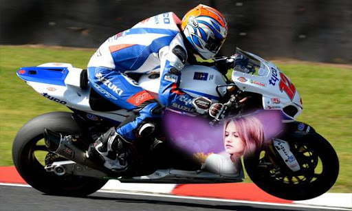 Sport Bike Photo Frame Screen 3