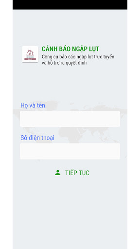 Android application Bản đồ ngập HCMC screenshort