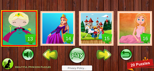 Beautiful Princess Puzzles