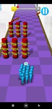 #1. CROWD RUN 3D (Android) By: AMN Studio A