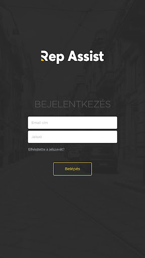 Android application Rep Assist screenshort