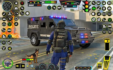 Modern Police Car: City Police
