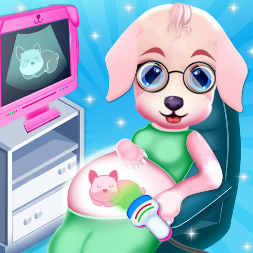 Puppy Mom Newborn BabyShower  Icon
