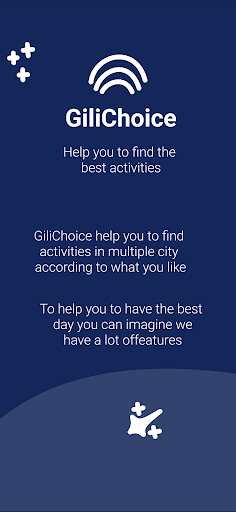 Android application GiliChoice screenshort