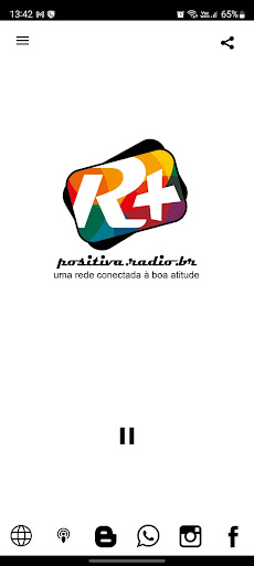 Android application Rádio Positiva screenshort