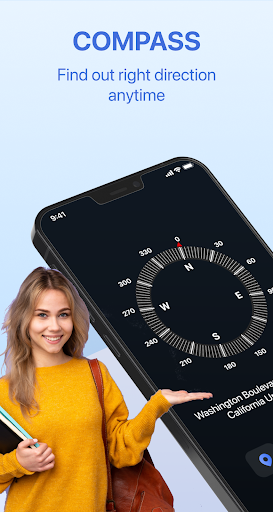 Android application Gps map navigation compass screenshort