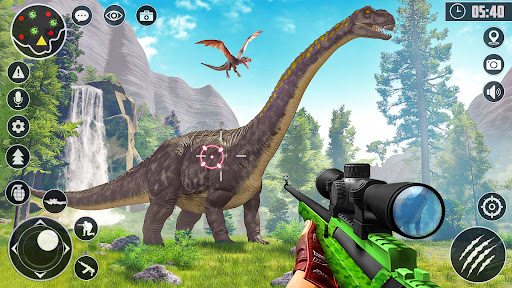 Android application Dinosaur Hunter Shooting Games screenshort