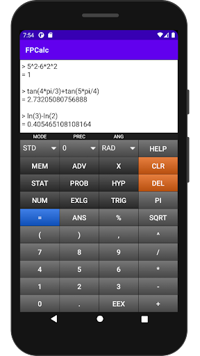 Android application FPCalc Calculator screenshort